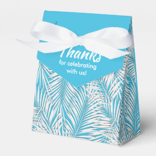 Ballotins Boîtes de cadeaux de fête de style tente bleue ave