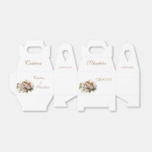 Ballotins Boîtes de cadeaux de mariage boho (Déplié)