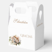 Ballotins Boîtes de cadeaux de mariage boho (Ouvert)