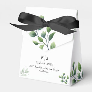 Ballotins Boîtes de cadeaux de mariage Chic Végétal
