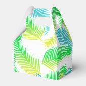 Ballotins Boîtes de faveur à motif de feuilles de palmier – (Arrière)