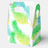Ballotins Boîtes de faveur à motif de feuilles de palmier – (Ouvert)