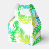 Ballotins Boîtes de faveur à motif de feuilles de palmier – (Verso)