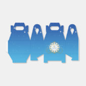 Ballotins Boîtes de faveur bleu minuit Cendrillon (Déplié)