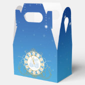 Ballotins Boîtes de faveur bleu minuit Cendrillon (Ouvert)