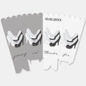 Ballotins Boîtes de faveur de doublure de chaussures noir et (Déplié)