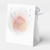 Ballotins Boîtes De Faveur De Mariage Peach Rose Rosebud (Arrière)