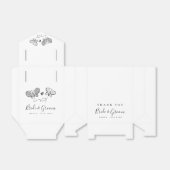 Ballotins Boîtes de faveur de mariage Whimsical avec petit a (Déplié)