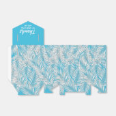 Ballotins Boîtes de Faveur de Partie de Style de Tente Bleue (Déplié)