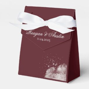 Ballotins Boîtes de faveur de Starlight de Bourgogne céleste