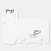 Ballotins Boîtes de faveur de tente grande classique avec De (Déplié)