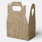 Ballotins Boîtes de Faveur en Toile de Jute Rustique – Inspi (Ouvert)