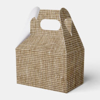 Boîtes de Faveur en Toile de Jute Rustique – Inspi
