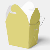 Ballotins Boîtes de faveur jaune chaud doux (Ouvert)