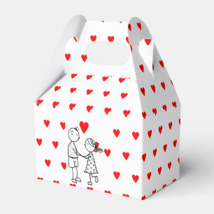 Ballotins Boîtes de faveur ou de cadeaux pour couple romanti