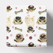 Ballotins Boîtes de faveurs à thème Pug (Haut)