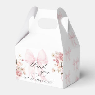 Ballotins Boîtes de Faveurs de Baby Shower Bébé en Fleur ave