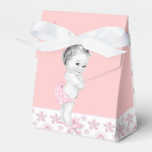 Ballotins Boîtes de faveurs de baby shower rose adorables