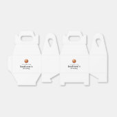 Ballotins Boîtes de faveurs de basket-ball simples (Déplié)