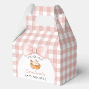 Ballotins Boîtes de faveurs de Bébé en Automne Rose Little C