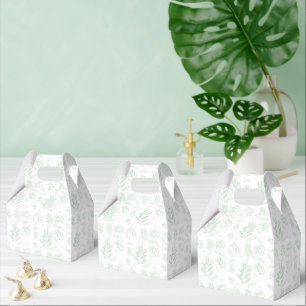 Ballotins Boîtes de faveurs de branche d'olive naturelle – M