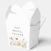 Ballotins Boîtes de faveurs de douche de mariage à l'aquarel (Ouvert)