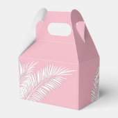 Ballotins Boîtes de faveurs de fête aux paumes blanches sur  (Arrière)