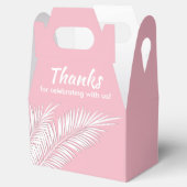 Ballotins Boîtes de faveurs de fête aux paumes blanches sur  (Ouvert)