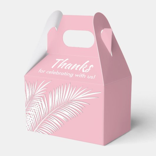 Ballotins Boîtes de faveurs de fête aux paumes blanches sur  (Verso)