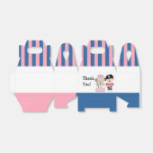 Ballotins Boîtes de faveurs de fête d'anniversaire Princesse (Déplié)