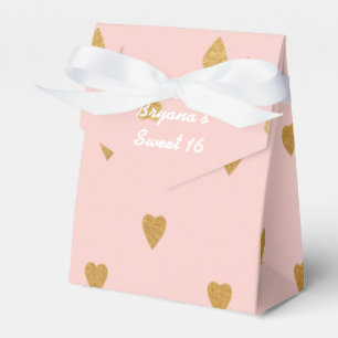 Ballotins Boîtes de faveurs de fête d'anniversaire roses à c