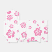 Ballotins Boîtes de faveurs de fête de fleurs d'Hibiscus bla (Déplié)