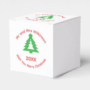 Ballotins Boîtes de faveurs de fête de Noël 