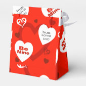 Ballotins Boîtes de Faveurs de la Saint-Valentin (Arrière)