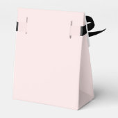 Ballotins Boîtes de faveurs de mariage Merci Rustique Fleurs (Arrière)