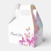 Ballotins Boîtes de Faveurs de Mariage Papillons Violets (Arrière)