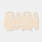 Ballotins Boîtes de faveurs de mariage. Pignon. Cœur | Luxe  (Déplié)