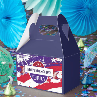 Ballotins Boîtes de faveurs du 4 juillet, une façon étoilée 