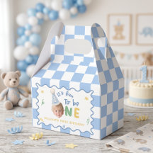 Boîtes de faveurs pour 1er anniversaire garçon Amu