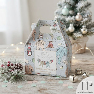 Ballotins Boîtes de faveurs pour Baby Shower d'hiver