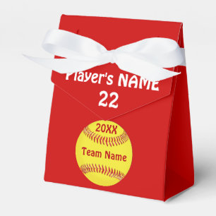 Ballotins Boîtes de Goodie du base-ball avec vos couleurs,