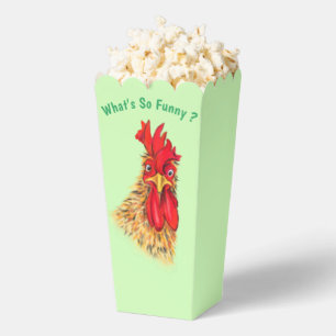 Ballotins Boîtes de maïs pop coq amusantes