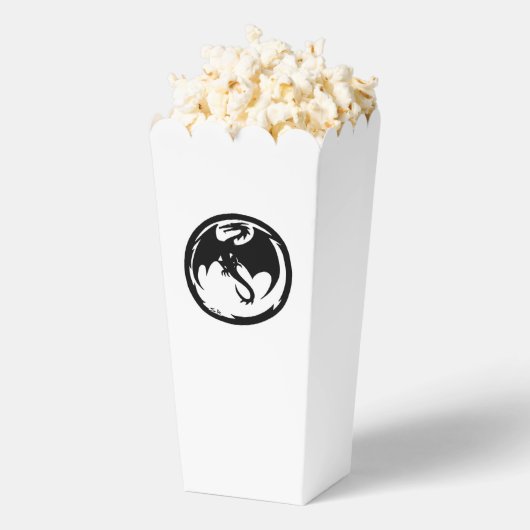 Ballotins Boîtes de pop-corn blanc Black Dragon (Sauté)