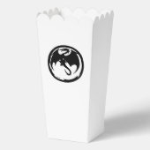 Ballotins Boîtes de pop-corn blanc Black Dragon (Recto)