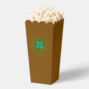Ballotins Boîtes de pop-corn marron Slainte