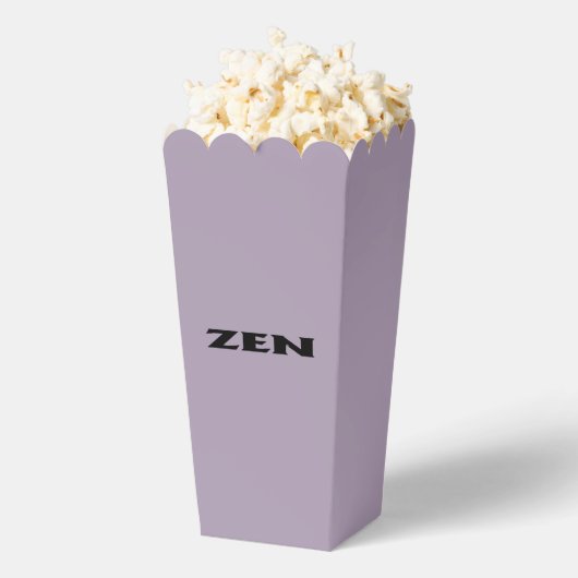 Ballotins Boîtes de pop-corn noir zen (Sauté)