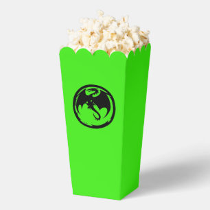 Ballotins Boîtes de pop-corn vert Black Dragon