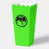 Ballotins Boîtes de pop-corn vert Black Dragon (Recto)
