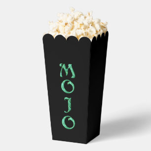 Ballotins Boîtes de pop-corn vert mojo