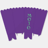 Ballotins Boîtes de pop-corn vert mojo (Déplié)